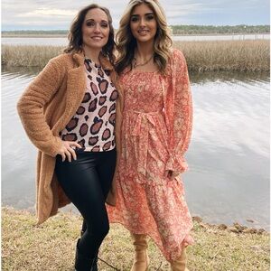 Midi floral dress